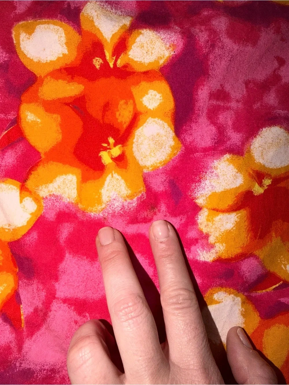 Sideout Floral Mini Skirt Pink Orange Tropical Y2K Summer Women’s Size 3 - Picture 10 of 13